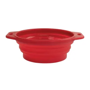 Podróżna składana miska wykonana z grubościennego silikonu 1l/18cm HipHop